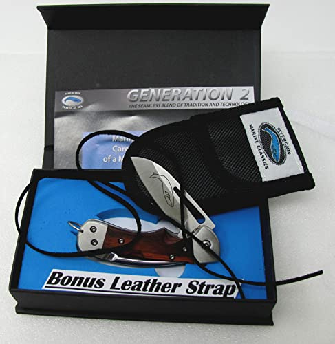 Outdoor Merchants Myerchin Knives Tested at Sea WF377 Professional Crew Rigging Knife Standard Blade and Marlin Spike