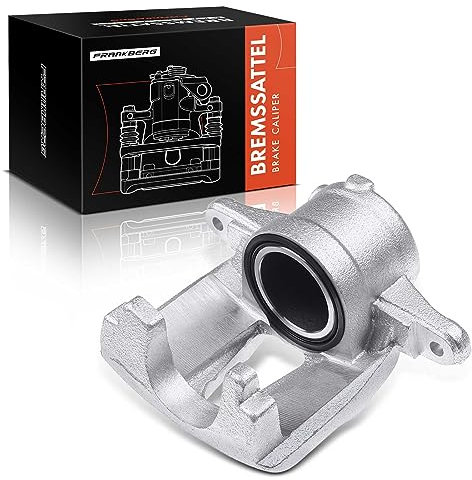 Frankberg Pinza Freno Pinza del Freno Anteriore Sinistra Fusione di alluminio Compatibile con Corsa D Punto Evo Bipper Tepee Cono Nemo Combi Doblo MPV Grande Punto Van Qubo Adam Replace# 77363929