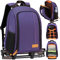 TARION Mochila Camara Bolsa Fotografia: Mochila Fotografia Impermeable Camera Reflex Digital DSLR con Compartimento para Portátil 15'' Pequeña TB-02 (Morado)