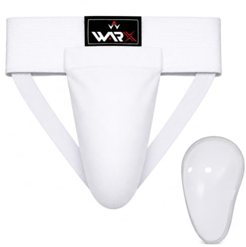 WARX Groin Guard With Gel Cup Boxing MMA Protector Box Martial Arts Abdo Jock Karate Taekwondo Abdominal Protector