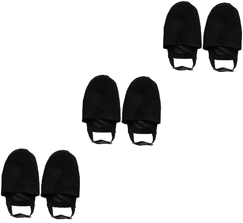 Kisangel 3pairs Bowling Sliding Mat for Bowling Shoe Slider Slider Cover Slipping Mat