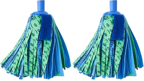 Spontex - Recharge Multi + - Recharge Balai à Franges Multi + - 1 Recharge (Lot de 2)