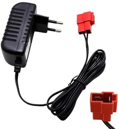 Vulcyxa Caricatore da 12 V per bambini veicoli elettrici, cavo di ricarica per moto auto elettrica bambini, caricatore universale da 12 Volt per auto rialzata, alimentatore di ricambio con indicatore