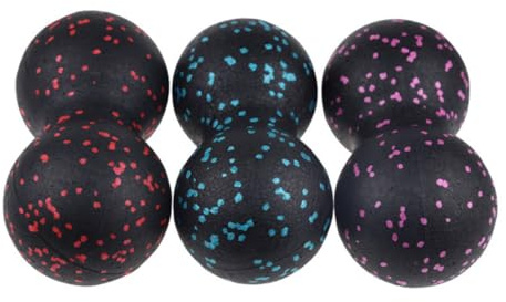 VICASKY Lot De 3 Balles De Massage Aux Arachides En, Compactes Et Portables, Rouleau Dorsal Et Musculaire Pour Dos, Épaules, Cou, Yoga Et Relaxation Musculaire