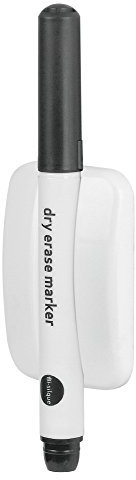 Bi-Office AA0516 Marker mit Tafelreiniger, Trocken abwischbare, schwarz