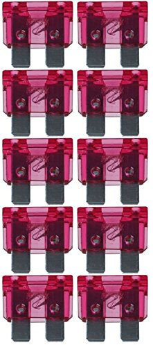 baytronic Standard Flachstecksicherung Kfz-Sicherung (10 Stück 4 A rosa)