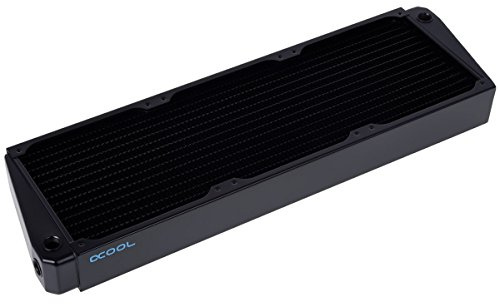 Alfacool NexXxoS XT45 Helt kopparflöde universell radiator fläkt refoidisseurs och radiator universal, värmare, 14 cm, svart stål, mässing, koppar, 144 mm)