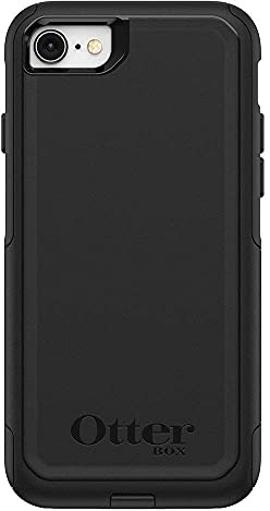 OtterBox iPhone SE 3rd & 2nd Gen, iPhone 8 & iPhone 7 (not Compatible with Plus Sized Models) Commuter Series Case - Black, Slim & Tough, Pocket-Friendly, with Port Protection