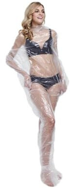 ZMDREAM Unisex Sauna Suit Schönheitskostüm, Clear, 10 Count (10er Pack)