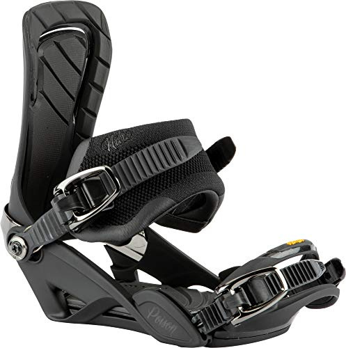 Nitro Snowboards Damen POISON '22 All Mountin Freeride Bindung Snowboardbindung, Ultra Black, S/M