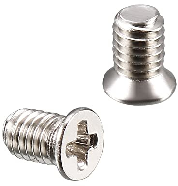PATIKIL M3x4.8mm Datorväska PC 2,5 HDD-skruv, 100pcs Platt Phillips Hårt huvud Kör Skruvar