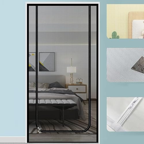 MEYAGOT Moustiquaire De Porte pour Chat, Porte Moustiquaire Renforcée pour Chat, Porte pour Chat, Cat Flap Door pour Salon Chambre À Coucher Cuisine Terrasse Anti-Rayures(90x210cm)