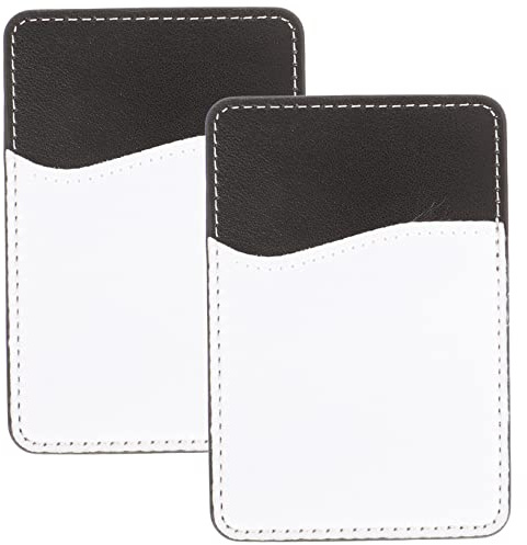 VILLFUL 2pezzi Portacarte Per Smartphone Adesivo Wallet Per e Banconote Design Per Id