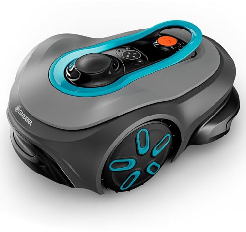 Gardena Cortacésped Robot Robot Inteligente SILENO Free Set de 600 m², inalámbrico, para césped de hasta 600 m², Lona Intelligence, sin Cable limitador, Funcionamiento silencioso, cortacésped