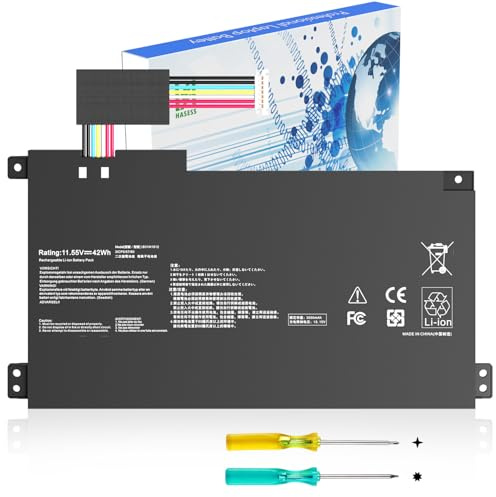 HASESS B31N1912 C31N1912 Batterie Compatible avec VivoBook 14 E410MA E410M E410MA-EK007TS E410MA-EK026TS EK018TS E410KA L410MA L410MA-BV058TS E510MA E510MA E5112 0KA E51 0KA-EJ033TS L510MA F414MA