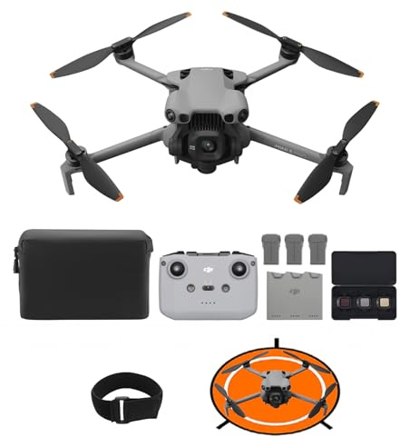 DJI Mini 5 Pro Fly More Combo con DJI RC-N3, 4K Dron con cámara, CMOS de 1 pulgada, Detección de obstáculos omnidireccional, ActiveTrack 360°, 3 baterías, C0 (Landing Pad + Elastic Band)