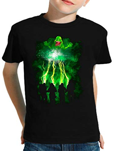 the Fan Tee Camiseta de NIÑOS Cazafantasmas Ghostbusters Mocosete Retro 001 7-8 años