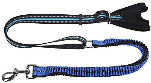 Cintura di sicurezza riflettente per animali domestici Guinzaglio per cani Cintura da addestramento antiperdita per nylon da passeggio (S)
