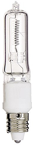 Satco s3165 120 V 35-watt T4 E11 Base Bombilla de luz, transparente