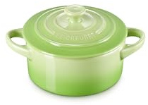 Le Creuset Stoneware Mini Round Cocotte, 8 oz., Palm