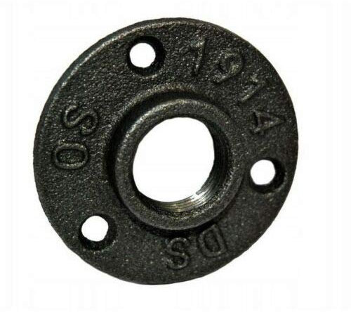 Bride Filetée – Fonte Malléable Noire – Raccord de Tuyauterie – 110°C – 25 Bar