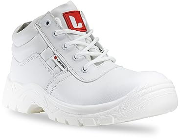 Lendeo Loop S2 hoch weiß Sicherheitsschuhe Arbeitsschuhe Kochschuhe, Größe:39 EU