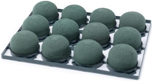 Flowerbox Oasis Steckschaum Mini Deco IDEAL Ø5cm Steckmasse Steckschwamm - 12 Stück