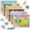 SYNARRY Puzzle Prinzessin ab 4 5 6 7 8 Jahre, 6 x 60 Teilen Kinder Einhorn Holzpuzzle, Vorschule Lehrreiches Spielzeug, Geschenke für Kinder Mädchen Jungen