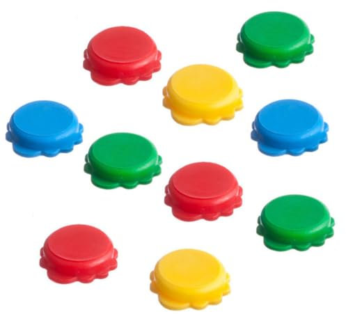 VIRSUS 1000 Tappi per Bottiglia Colori Assortiti, Diametro 26 cm, Tappi Universali Riutilizzabili in Busta per Chiusura Bottiglia di Vetro, Vino, Birra, Acqua