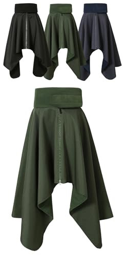 Covalliero - Damen Thermoreitrock | Winterrock m. Klettverschluss | Warmer Reitrock | atmungsaktiv & Winddicht | Langer Rock f. Herbst & Winter | Reitbekleidung in Opal Green | Größe 40-46
