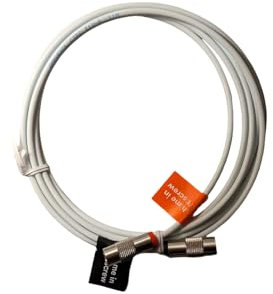 Virgin Media Coaxial Cable 3m – Push Fit F-Type Lead | RG6 TV & Broadband Cable for Hub 3/4/5, TiVo, V6, 360 Box