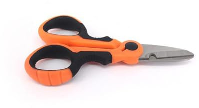 ibasenice Tijeras De Pesca Multifunción con Corte Resistente Mango Antideslizante TPE Acero Inoxidable De Alta Resistencia para Línea Trenzada Agua Salada y Dulce Accesorio Compacto y Portát