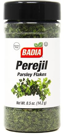 Badia Parsley Flakes, 0.5 oz – Fresh Herbal Flavor & Color for Soups, Sauces, Pasta & Everyday Cooking