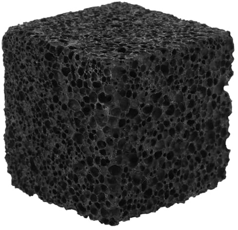 Milisten Cubes de Lave carrés pour diffuseur d'aromathérapie, Pierres volcaniques Noires, pour Bricolage, huiles essentielles, Cube parfumé