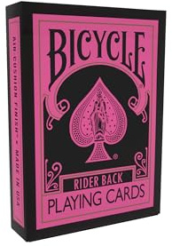 Cykel omvänd spel (rosa och svart)