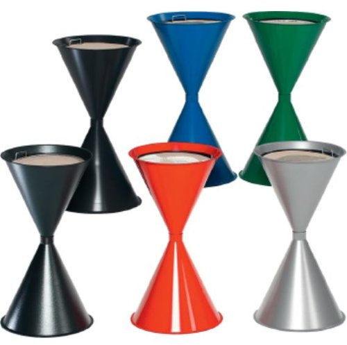 VAR Standascher mit Sieb rot beschichtet