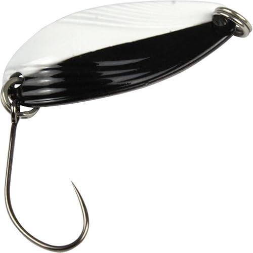 FTM Spoon Break 2.2 g - Blinker for spin fishing for trout, trout blinker for trout fishing at trout lake, spoon blinker, colour: white/black/black