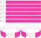 100 Piezas Pulseras Identificativas para Eventos, Impermeable Pulseras de Papel con Cierre Adhesivo, Pulseras de Entrada para Seguridad y Control Clubes Fiestas, 25 x 2 cm (Rosado)