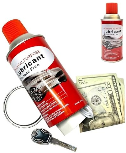 Nascondiglio segreto ingegnoso: a forma di spray lubrificante di diversione! Dissimuli i tuoi oggetti di valore con la nostra astuta scatola nascosta segreta