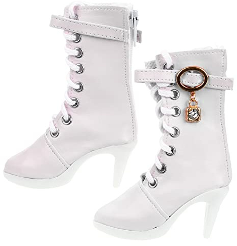YARNOW Chaussures Habillées De Poupées Bottes À Talon Miniatures pour Poupée Accessoire pour Poupée Et À Habiller 1 Paire 11.00 X 8.50 X 3.00 Cm pour Jeux Et Jouets