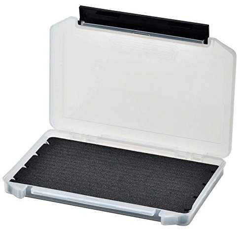 Meiho Slit Form Case SC-3010 20,5x14,5x2,5cm - Angelbox für Blinker, Spinner & Wobbler, Köderbox für Kunstköder, Tacklebox