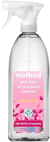 Method Antibacterial Spray, All Purpose Cleaner Wild Rhubarb, 828 ml