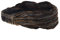 KUNST UND MAGIE unisex hippie Stonewashed Batik Kopfband Stirnband Goa Yoga, Farbe:Schwarz/Braun