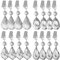 AVLA 16 Pack Tablecloth Weights Set, Crystal Pendant with Metal Clips, Glass Teardrop Prisms Hangers, Heavy Stainless Steel Table Cloth Cover Clamp for Decoration, Outdoor Picnic, Family Dinner Party