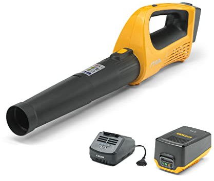 STIGA BL 100e Kit Battery Axial Blower - 20V Cordless Leaf Blower with 4Ah Battery and Charger, 32m/s Air Speed, Lightweight Design, Variable Speed, 2.1kg