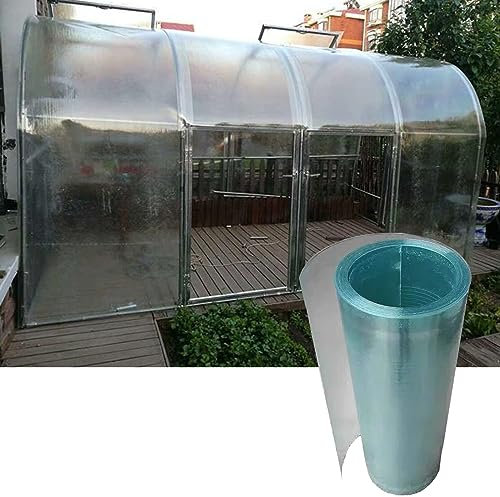 NIANXINN Feuilles de Polycarbonate Plaques de Toit en Fibre de Verre Auvent Extérieur,Panneau D'éclairage Naturel,Protection UV Pluie Neige,pour Serre,Revêtement de Cadre Froid (1.5x3m)