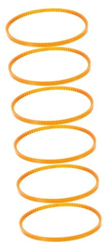 OKUMEYR 6pcs Maker Replacement Belts Lightweight and Portable Sugar Machine Parts for Indoor Use Easy to Clean for Home and Professional Machines