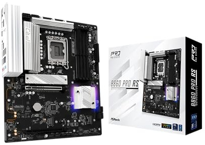 ASRock B860 Pro RS Intel Core Ultra DDR5 8666 MHz 256GB M.2 LGA1851 ATX moderkort SATA3 6,0 Gb/s PCIe 5.0 BIOS Flashback
