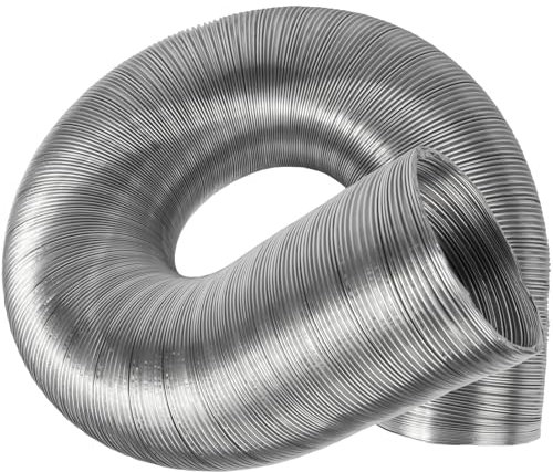 Vent Systems Tubo flexible redondo de aluminio DN 80 mm x 3 m, manguera de escape para calefacción y refrigeración, aire acondicionado, secador, ventilador