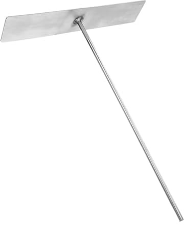 Abaodam Stainless Steel Charcoal Grill Ash Rake for Oven and Bonfires